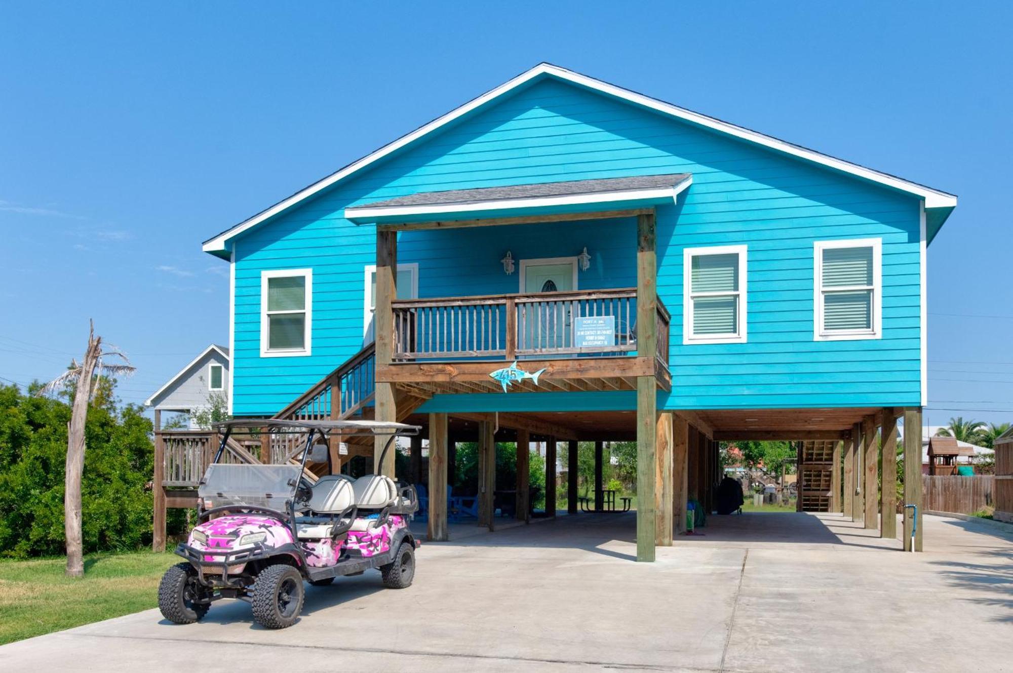 Casita Del Mar - Golf Cart Included Boat Parking Villa Port Aransas Exterior foto