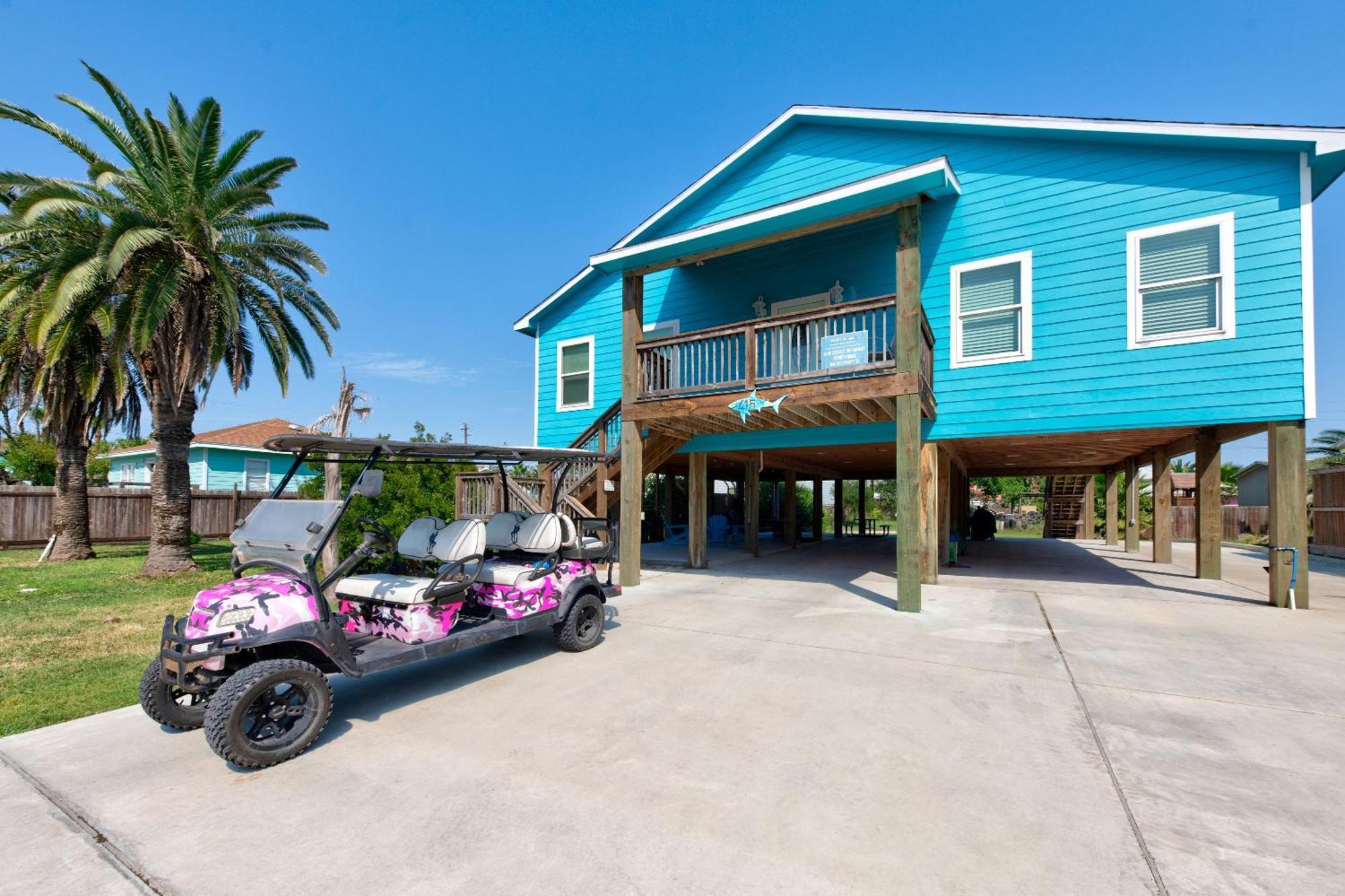 Casita Del Mar - Golf Cart Included Boat Parking Villa Port Aransas Exterior foto