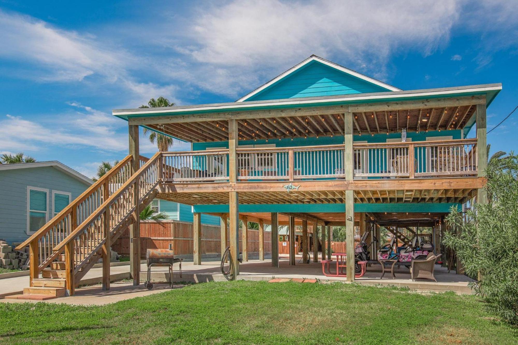 Casita Del Mar - Golf Cart Included Boat Parking Villa Port Aransas Exterior foto